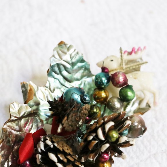 Vintage Mercury Glass Corsage - Picture 3 of 10